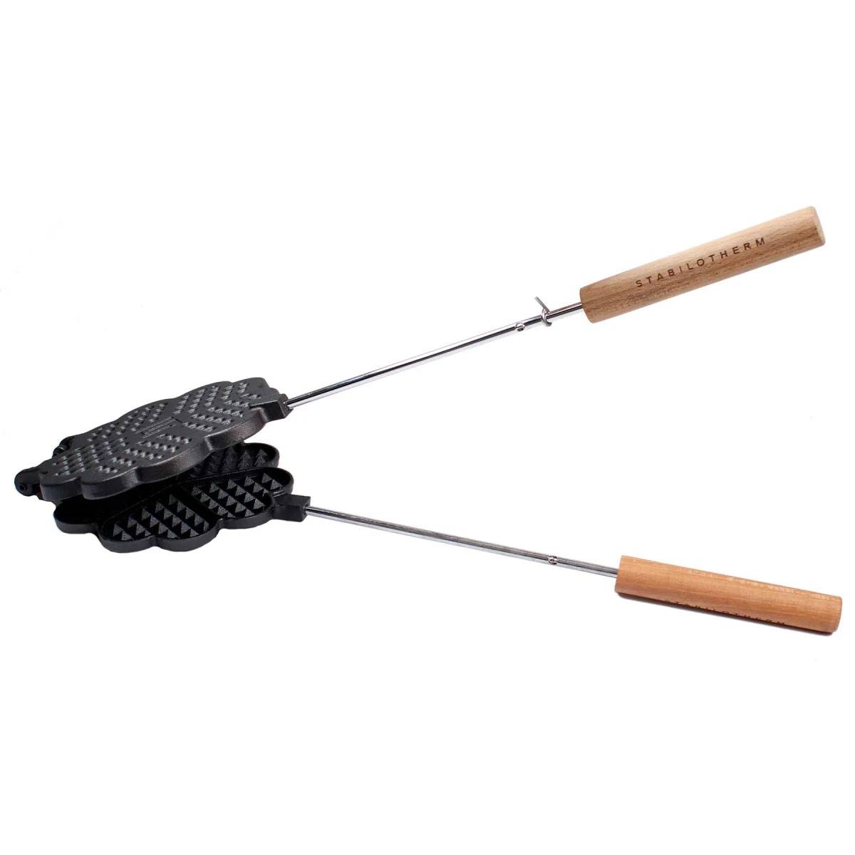 Stabilotherm Waffle Iron Guss-Waffeleisen in Herzform