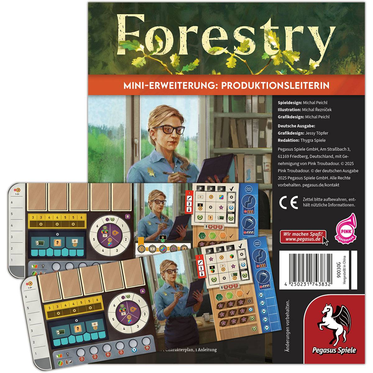 Pegasus Spiele Forestry Produktionsleiterin (DE) - Mini-Erweiterung (+)
