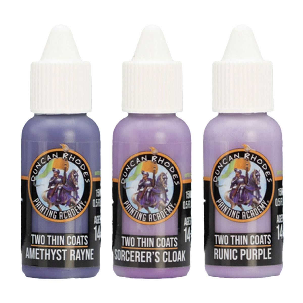 Two Thin Coats Acryl Miniaturenfarben (Wave 1) Triads Purple - 3 x 15 ml