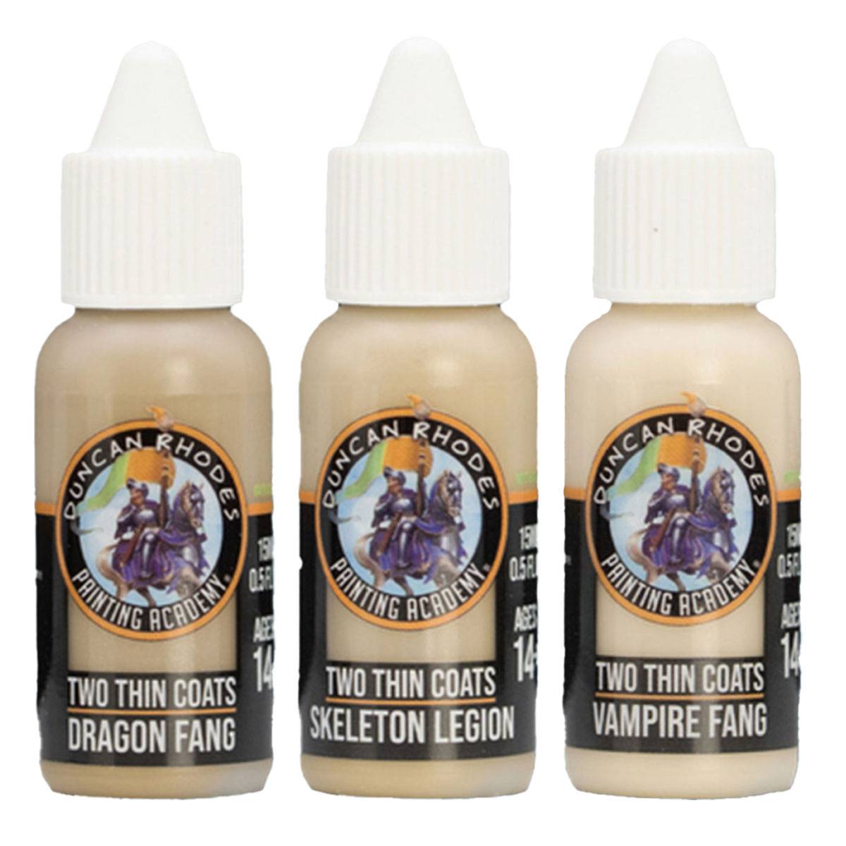 Two Thin Coats Acryl Miniaturenfarben (Wave 1) Triads Bone - 3 x 15 ml