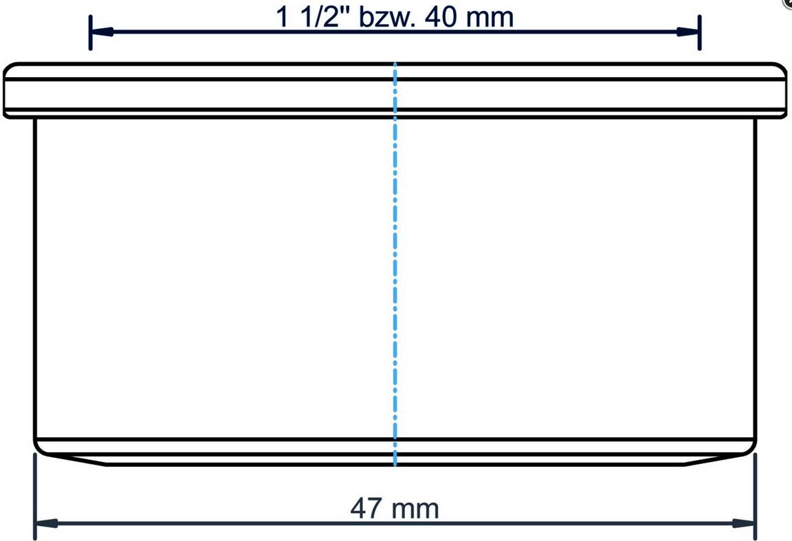 Steckdichtung PKNI Polo-Kal NG DN 50 1 1/2 da 40mm