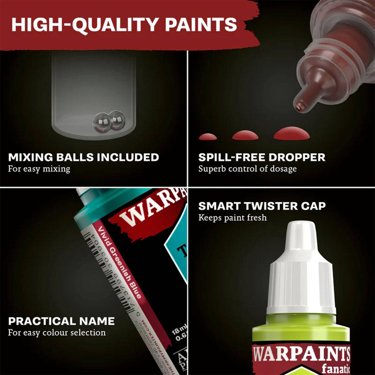 The Army Painter Warpaints Fanatic Wargamers - Paint Set