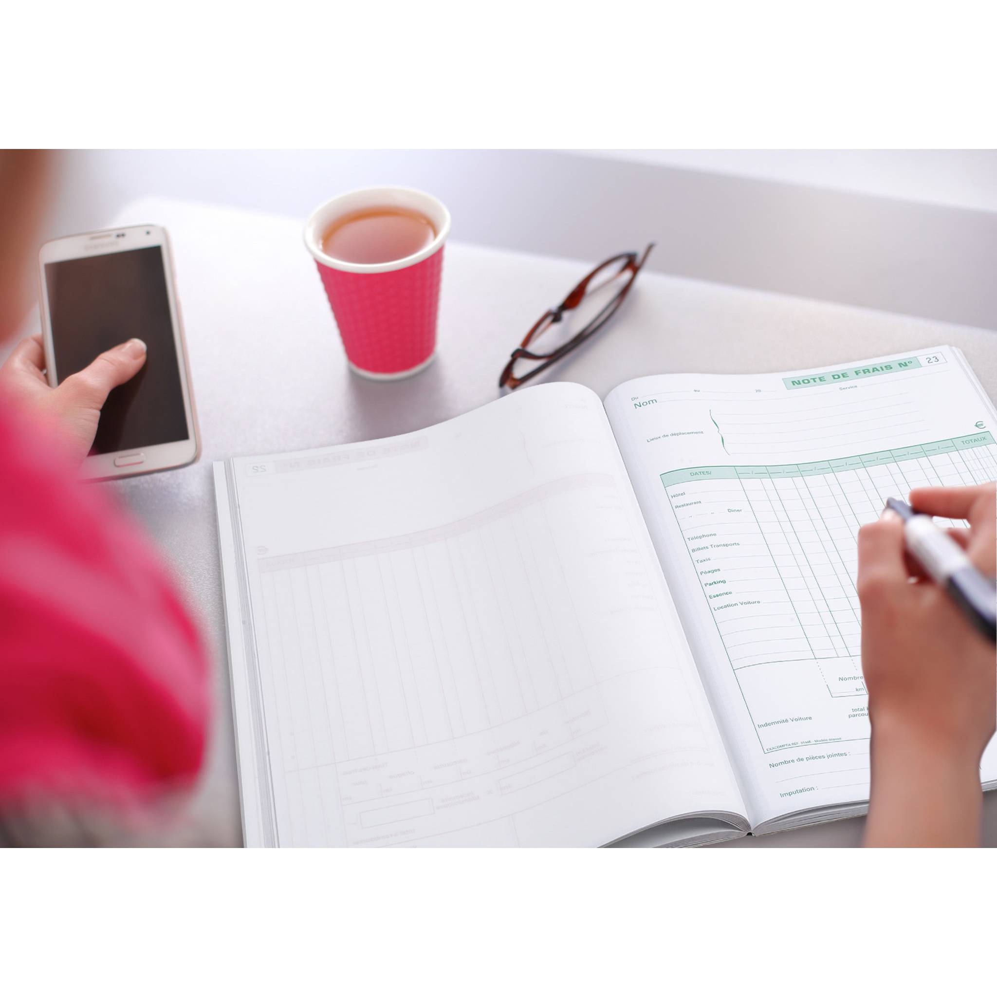 Exacompta 5x TRAVELCOST DUPLI 297X210 CARBON. 50 S. - 3144E