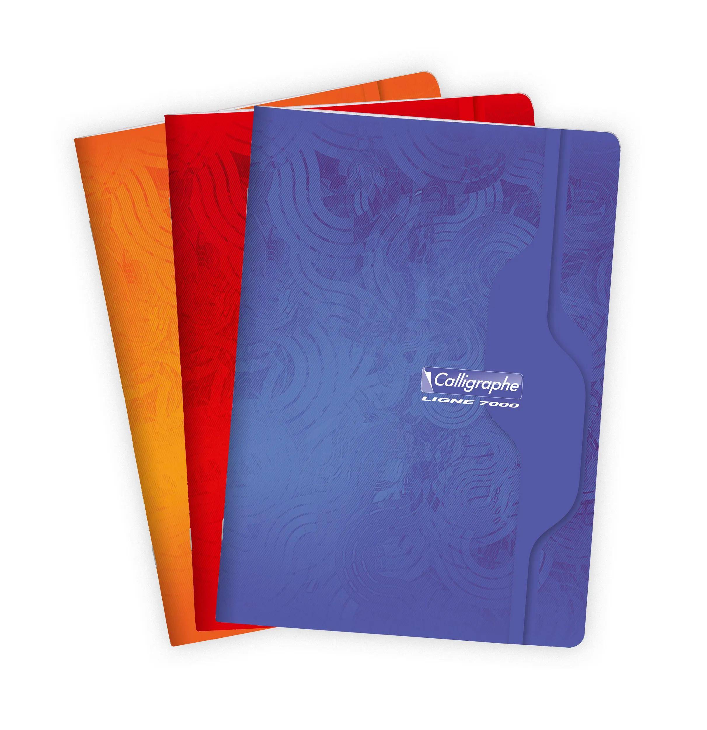 Calligraphe 5x Heft Calligraph A4/70g-96Bl Fr-Lin - Sortiert 7143C