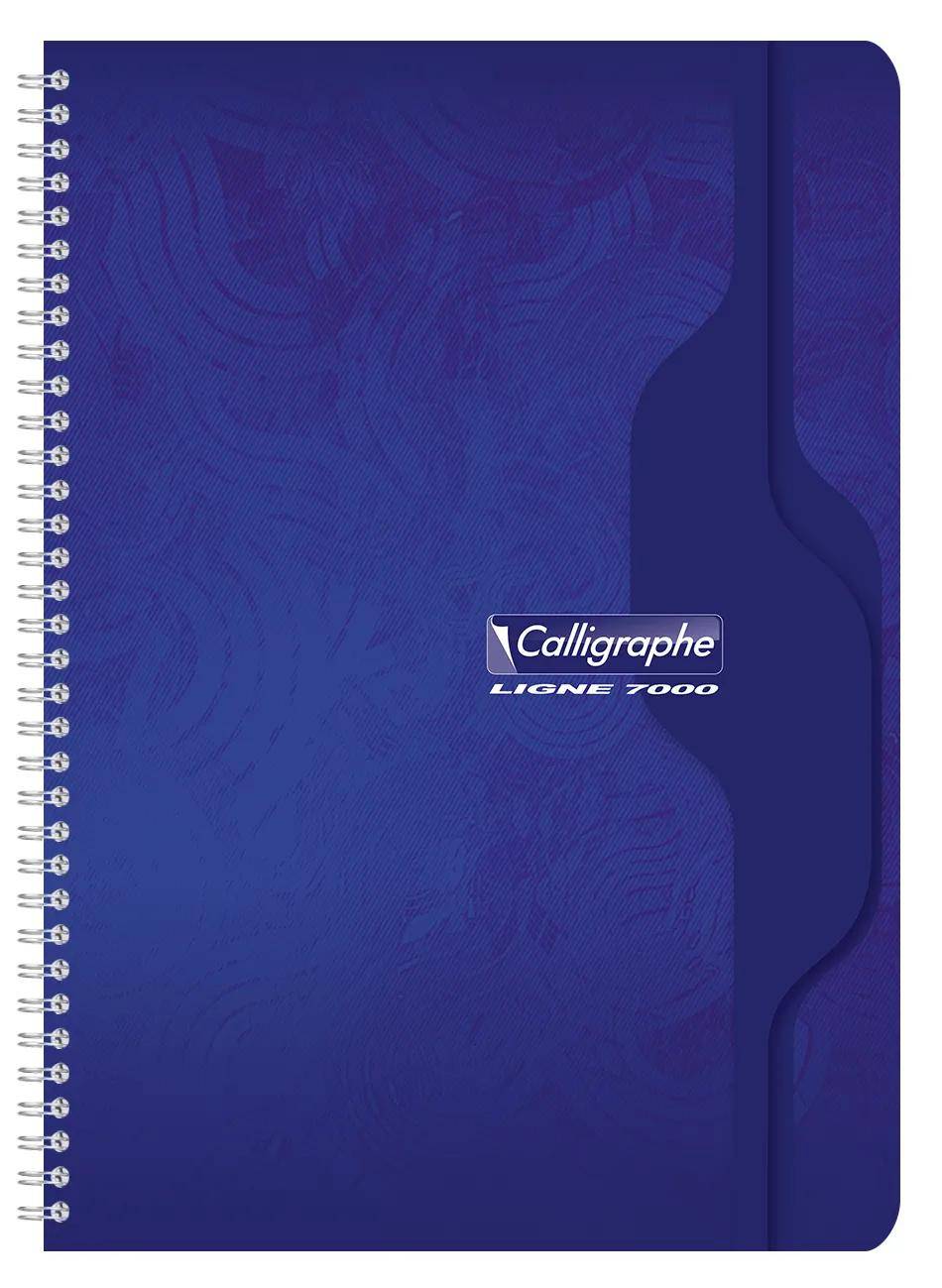Calligraphe 5x Spiralbücher A4 kariert 90 Blatt 70g - Sortiert 2417C