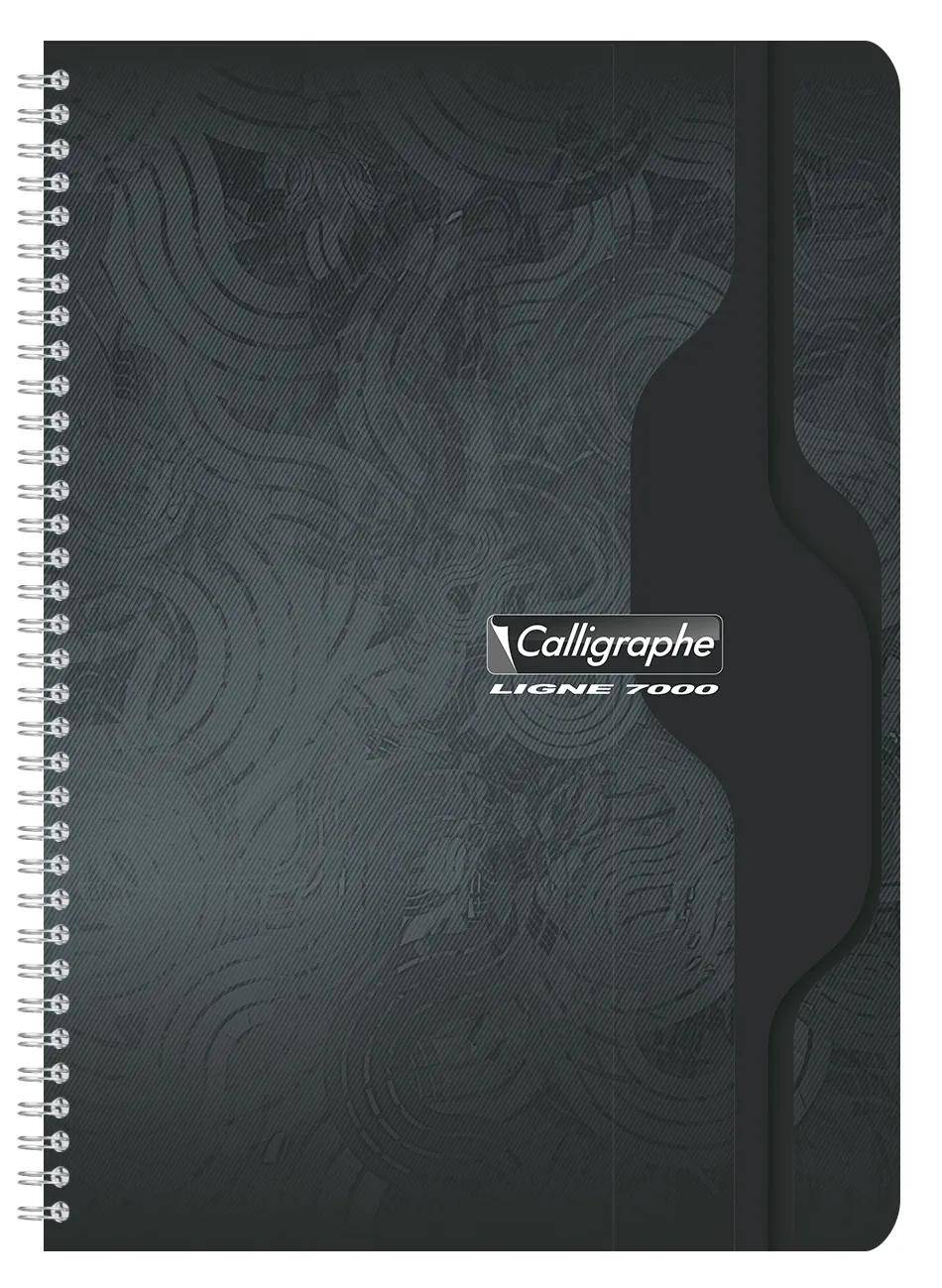 Calligraphe 5x Spiralbücher A4 kariert 90 Blatt 70g - Sortiert 2417C