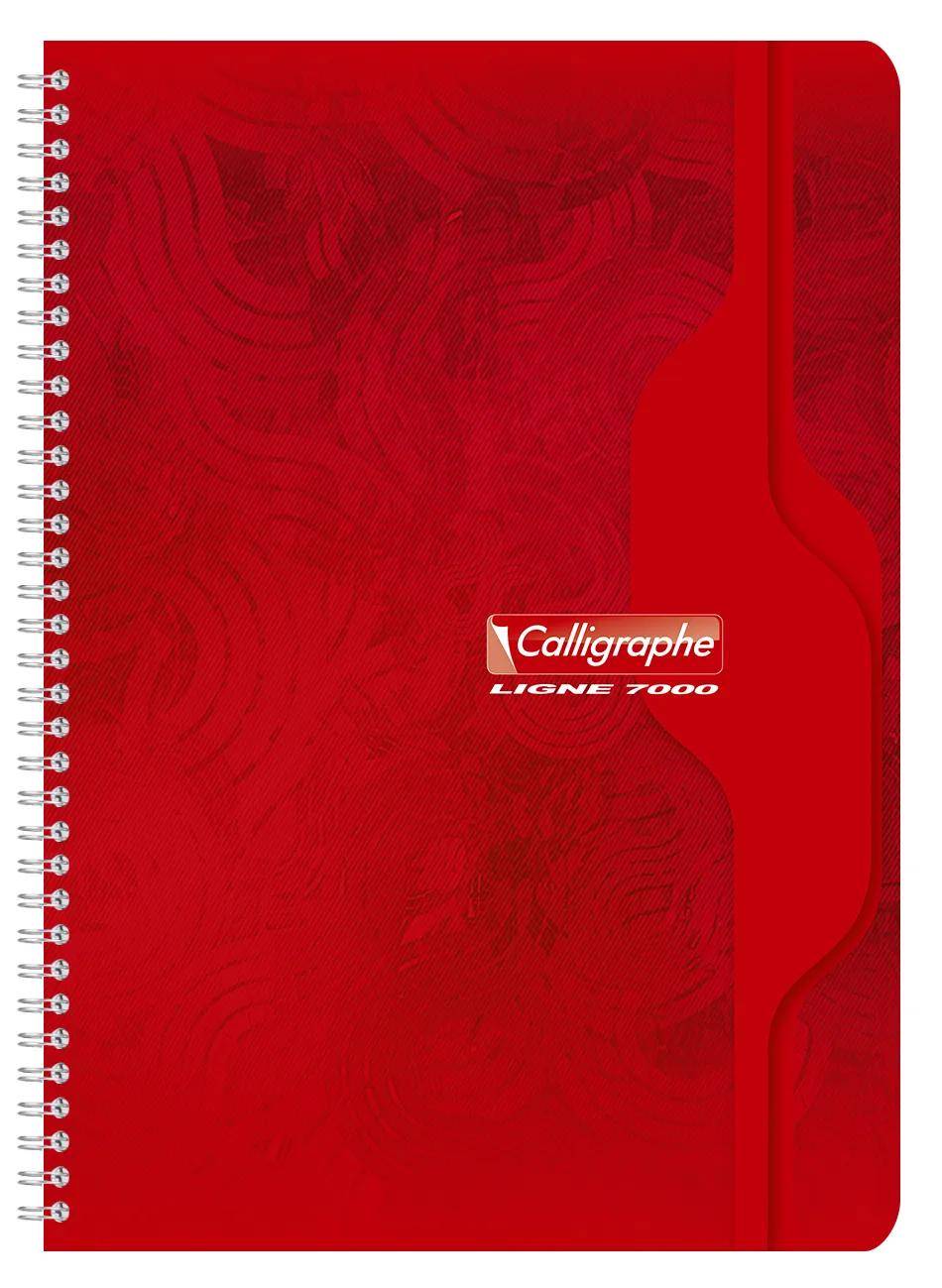 Calligraphe 5x Spiralbücher A4 kariert 90 Blatt 70g - Sortiert 2417C