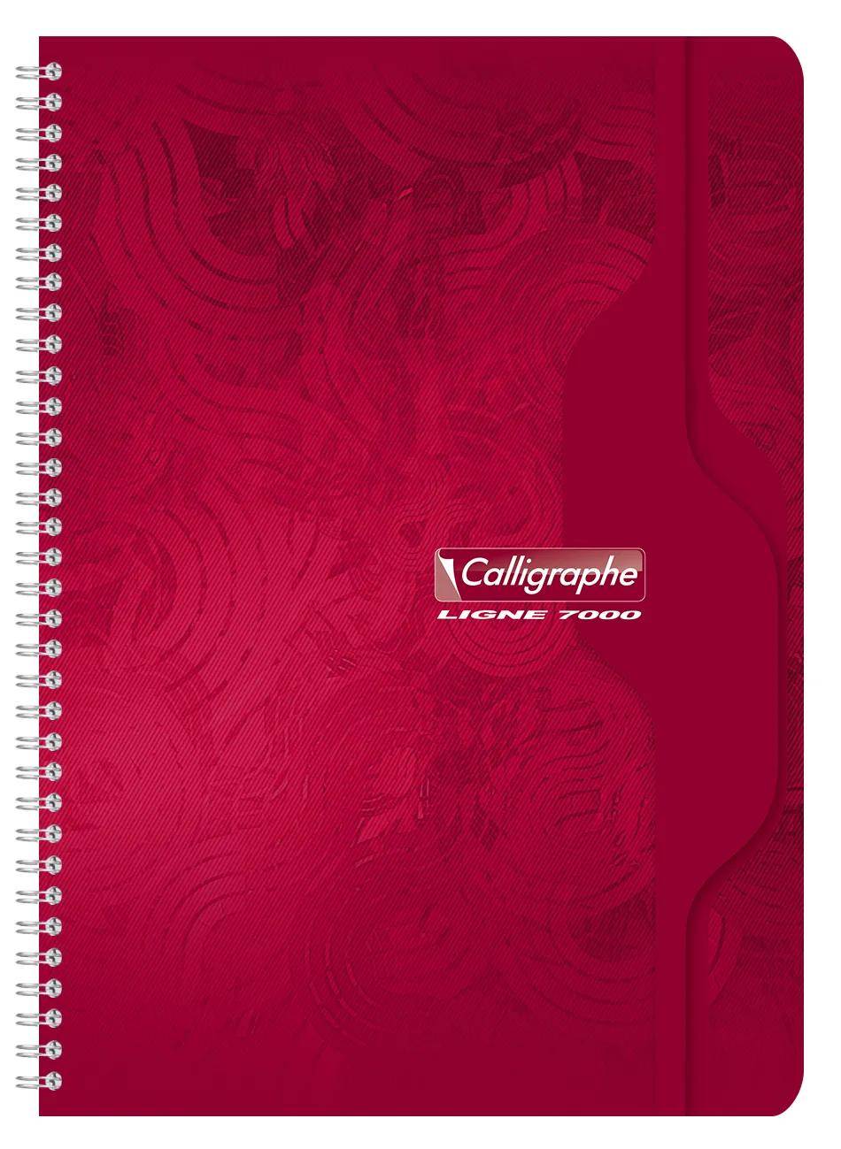 Calligraphe 5x Spiralbücher A4 kariert 90 Blatt 70g - Sortiert 2417C