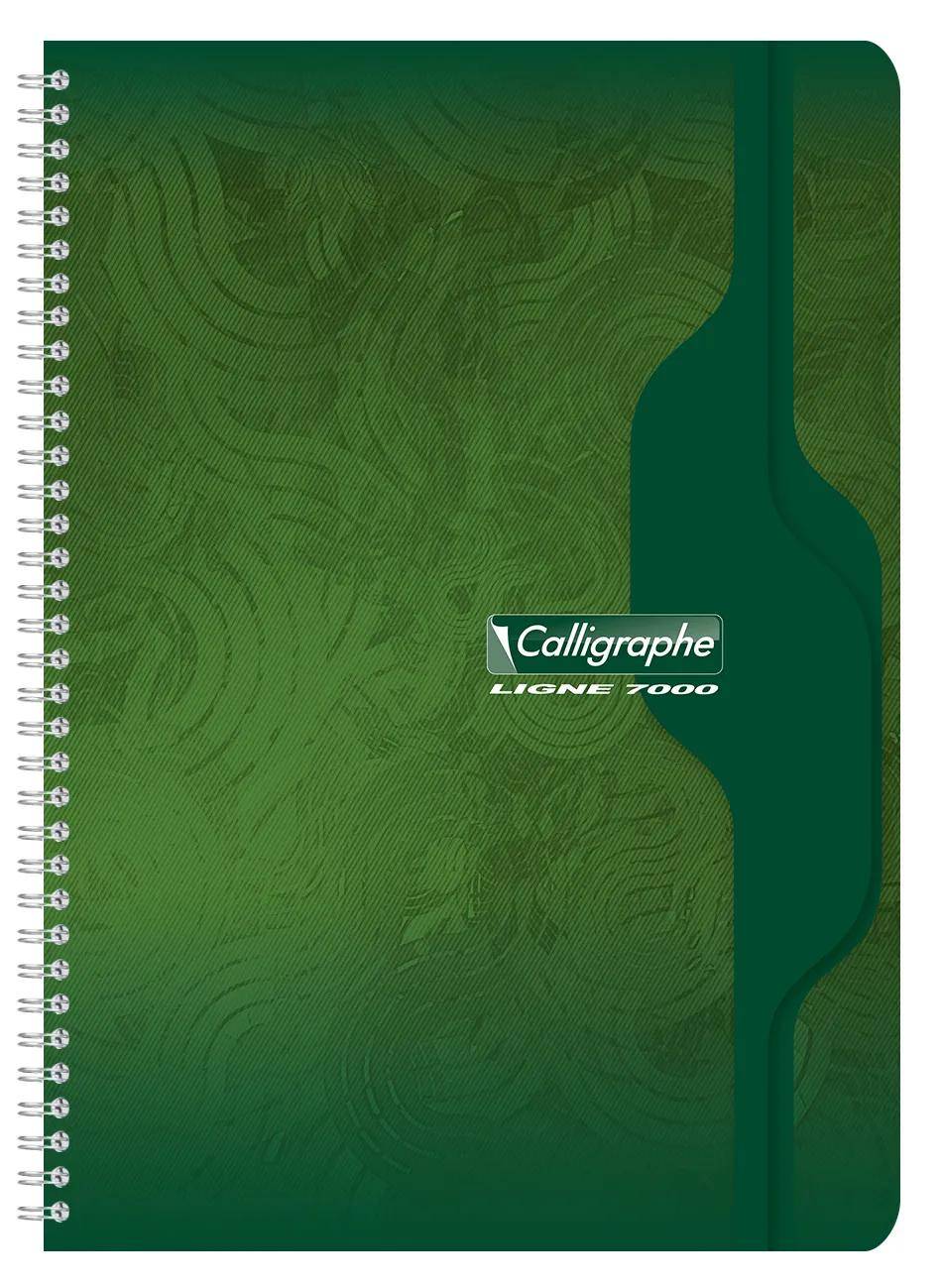 Calligraphe 5x Spiralbücher A4 kariert 90 Blatt 70g - Sortiert 2417C