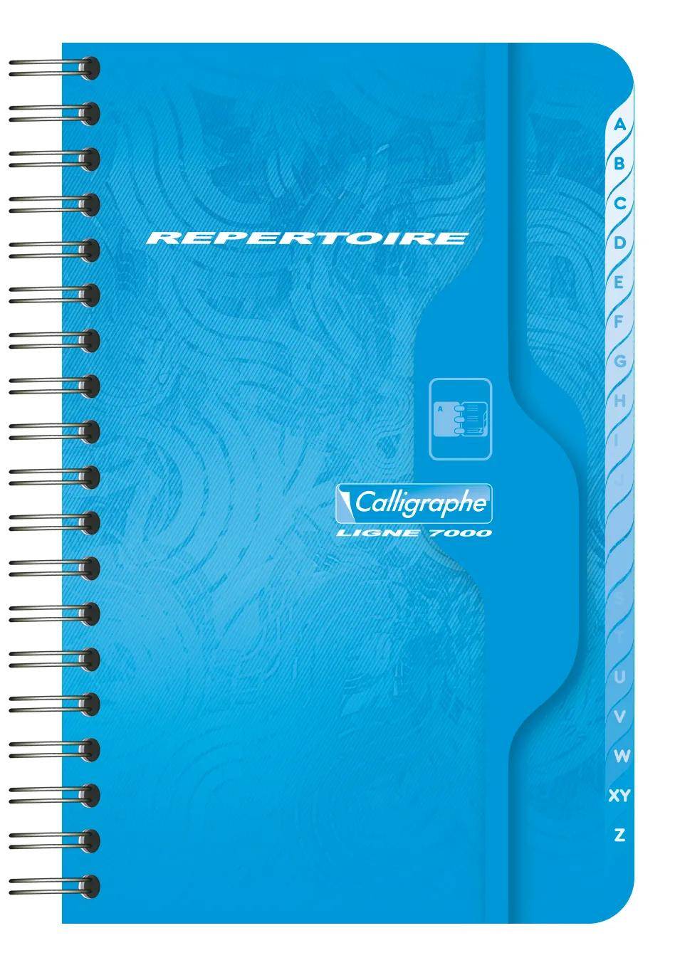 Calligraphe 5x Répertoire reliure intégrale 11x17 180p - Sortiert 237C