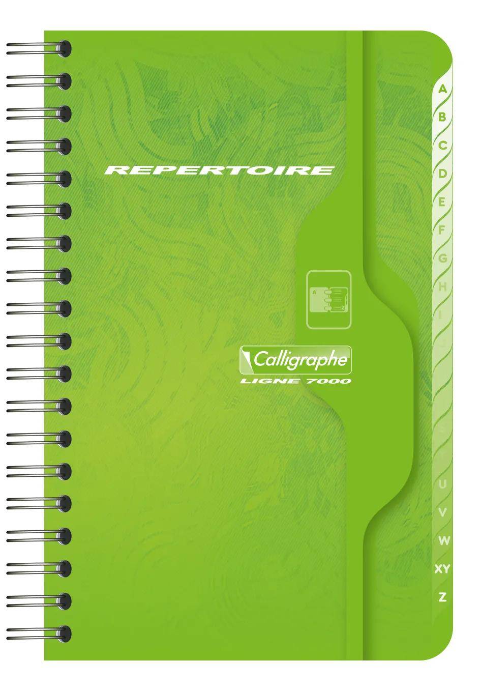 Calligraphe 5x Répertoire reliure intégrale 11x17 180p - Sortiert 237C