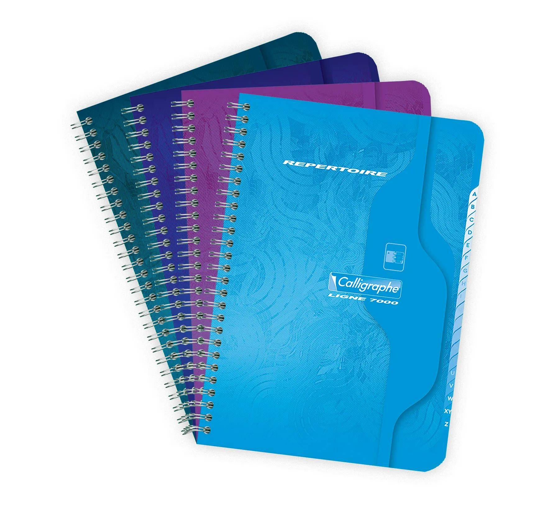 Calligraphe 5x Adressb mSpirale 90Bl A5 kar sort - Sortiert 247C