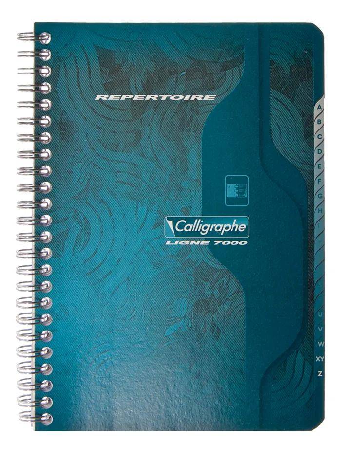 Calligraphe 5x Adressb mSpirale 90Bl A5 kar sort - Sortiert 247C