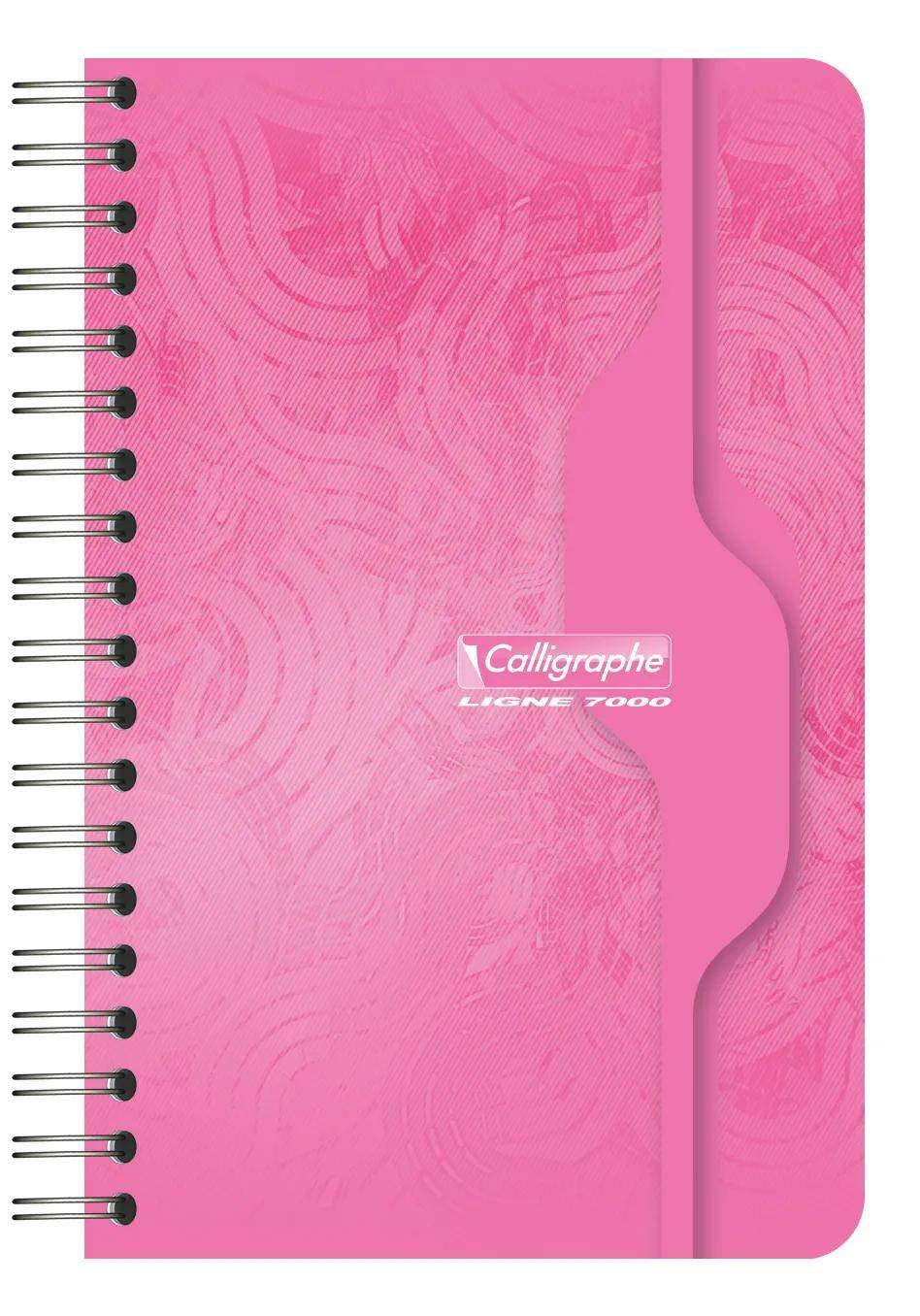 Calligraphe 10x Notizbuch Drahtbindung 50bl 70g Q.5x5 - Sortiert 76C