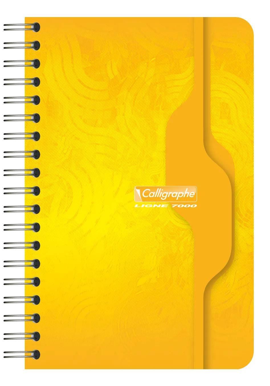 Calligraphe 10x Notizbuch Drahtbindung 50bl 70g Q.5x5 - Sortiert 76C