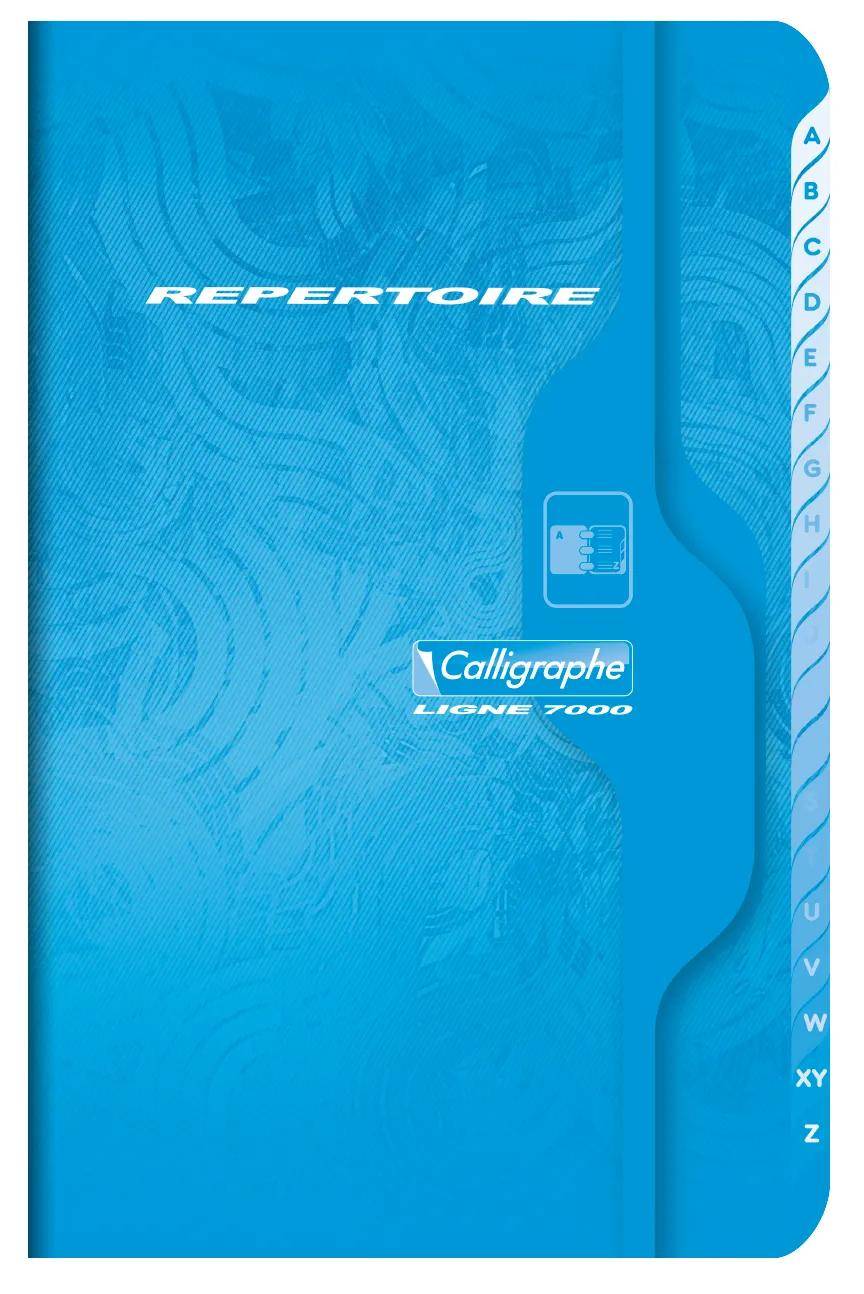 Calligraphe 10x 7000, Répertoire piqué 11x17 96p Q.5x5 7 - Sortiert 841C