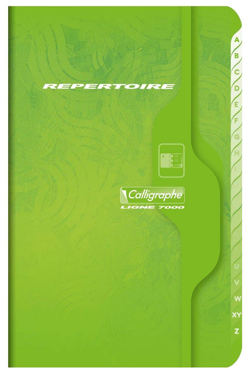 Calligraphe 10x 7000, Répertoire piqué 11x17 96p Q.5x5 7 - Sortiert 841C