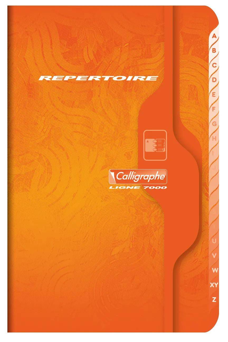 Calligraphe 10x 7000, Répertoire piqué 11x17 96p Q.5x5 7 - Sortiert 841C