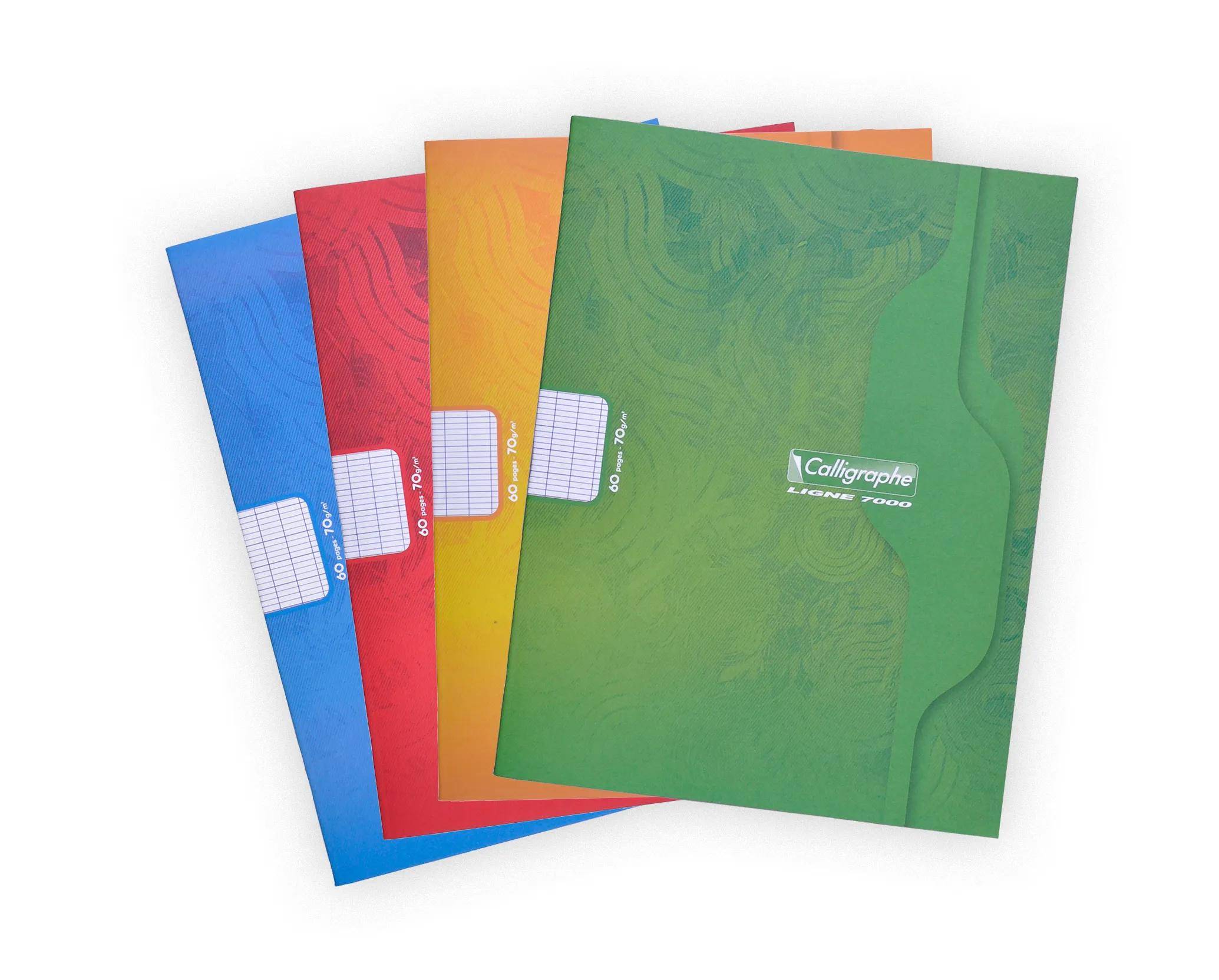 Calligraphe 10x KLAD.EINBAND NOTIZHefte 110X170 96B 5MM - Sortiert 7005C