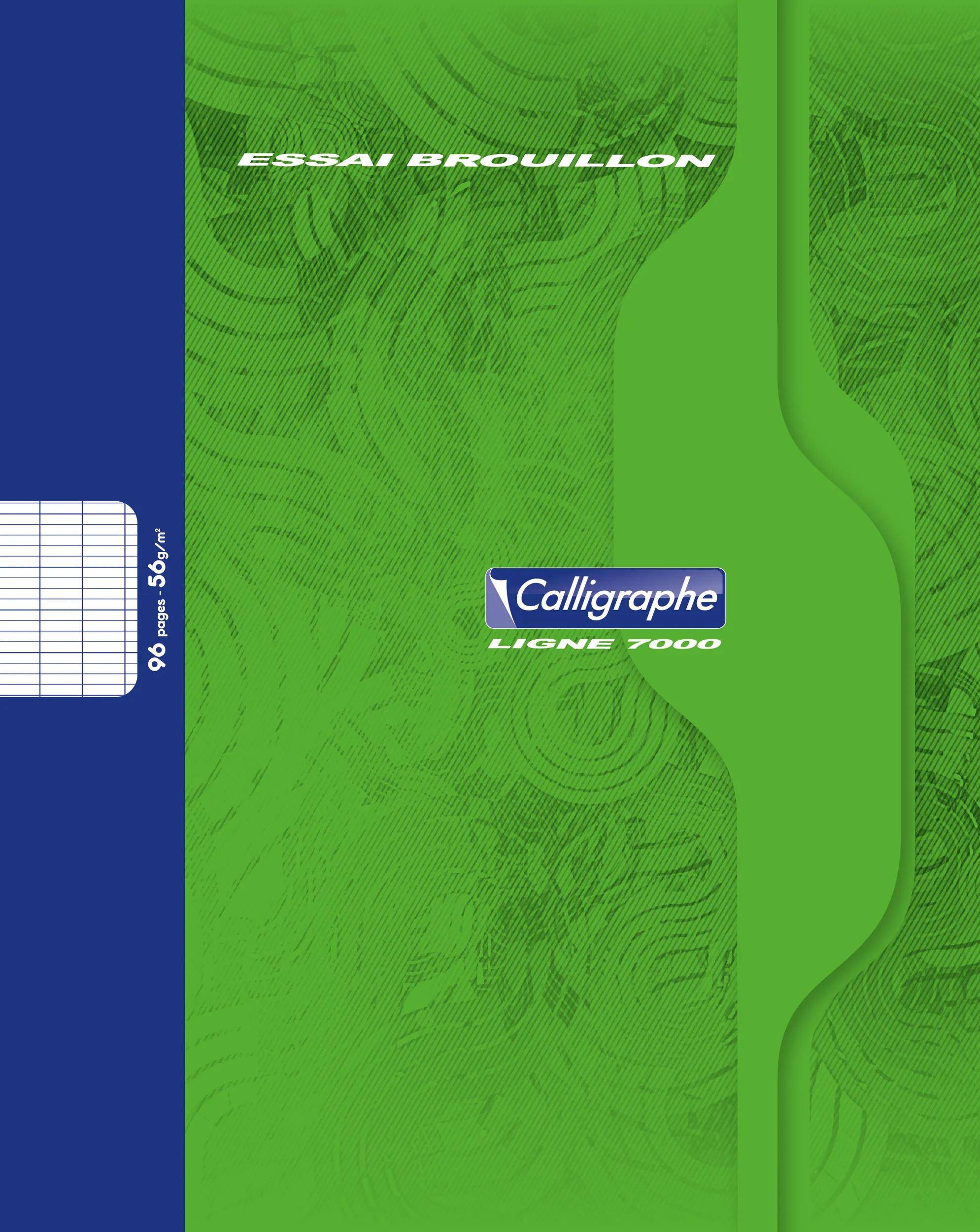 Calligraphe 10x Heft 17x22/-96S -56g fr-Lin - Grün 2196C