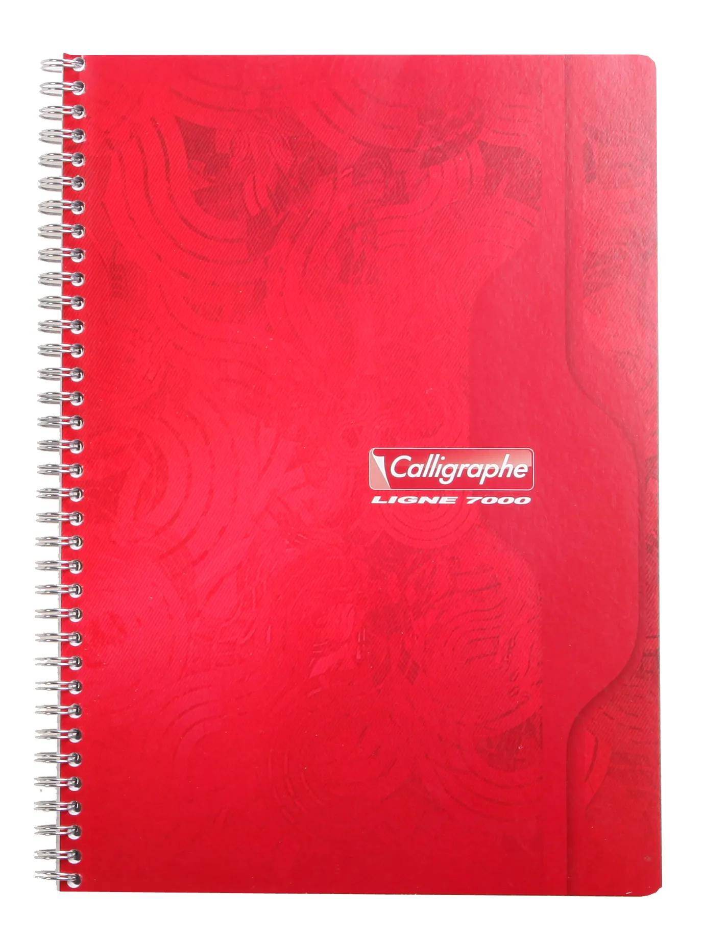 Calligraphe 10x Spiralbücher A4 kariert 50 Blatt 70g - Sortiert 2407C