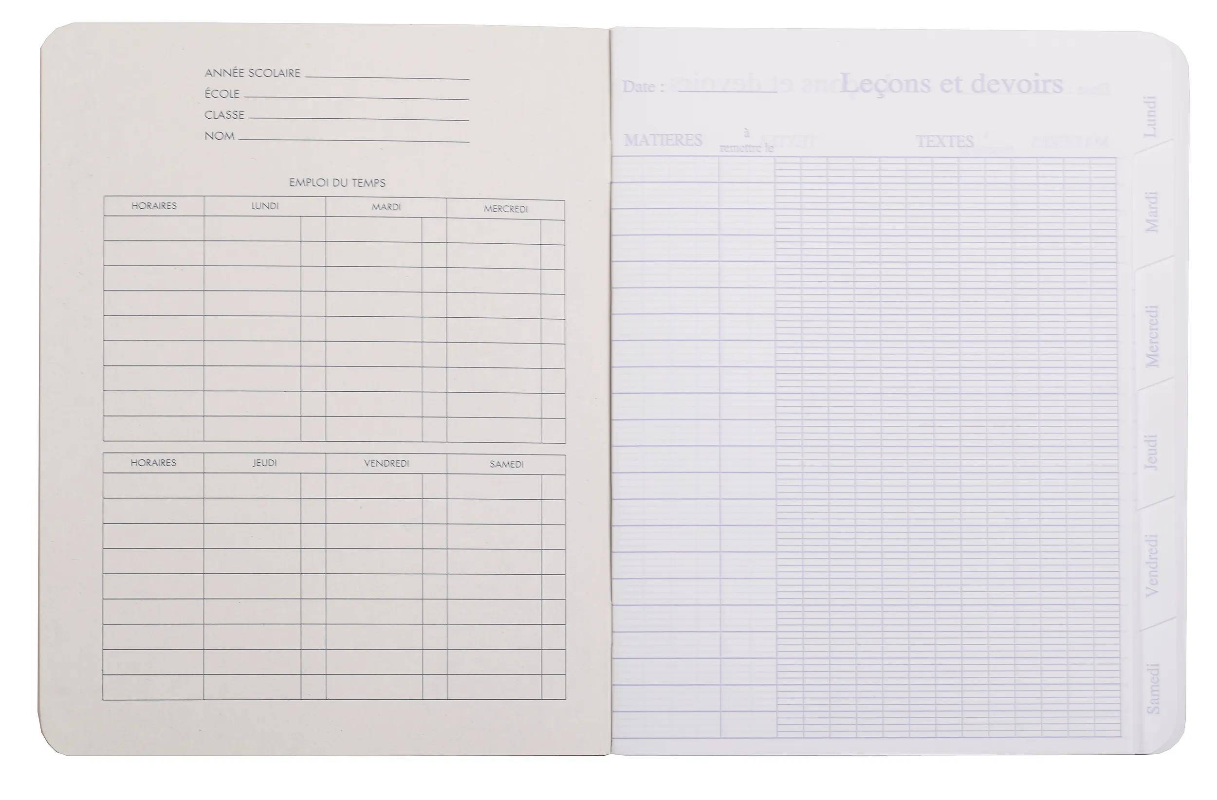 Calligraphe 10x Heft 17X22 120P SEYES 70G - Sortiert 55C