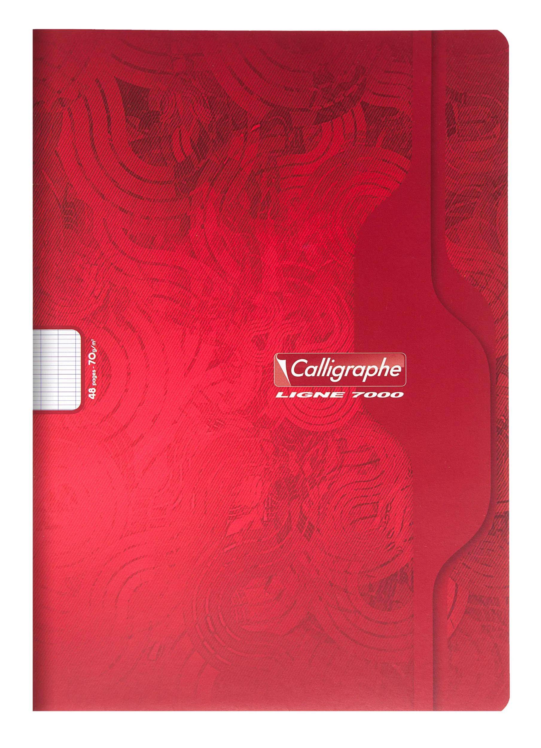 Calligraphe 10x Cahier piqué 21x29,7 48p séyès 70g - Sortiert 7121C