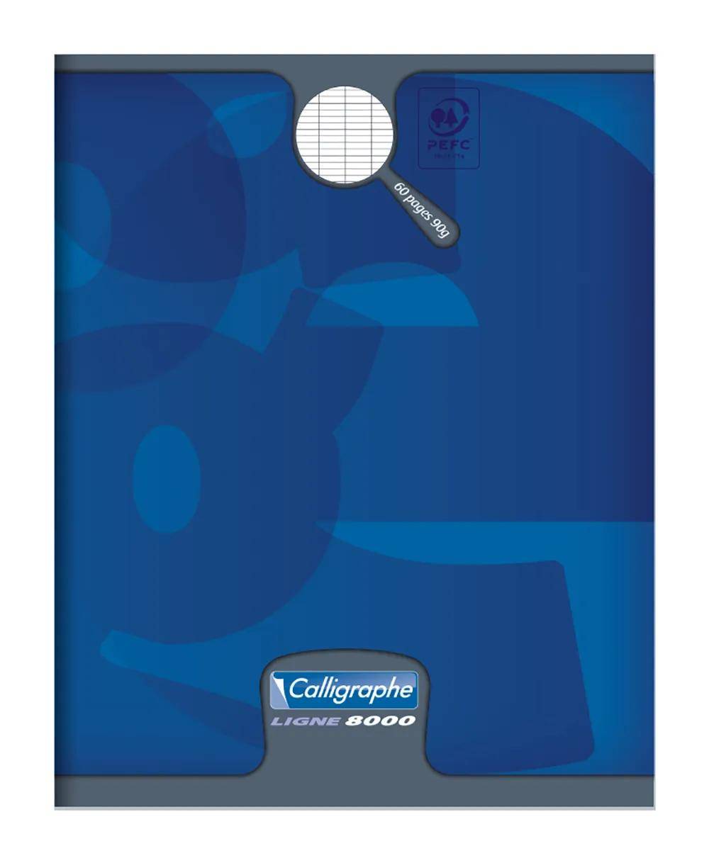 Calligraphe 10x Schulheft 8000 17X22 90G FR LIN 30BL - Sortiert 108715C