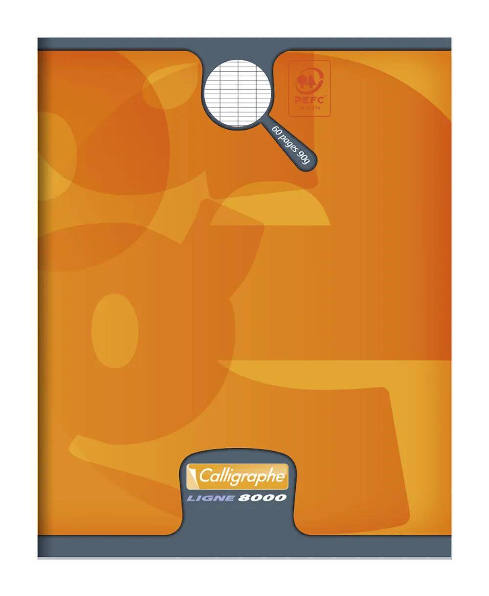 Calligraphe 10x Schulheft 8000 17X22 90G FR LIN 30BL - Sortiert 108715C