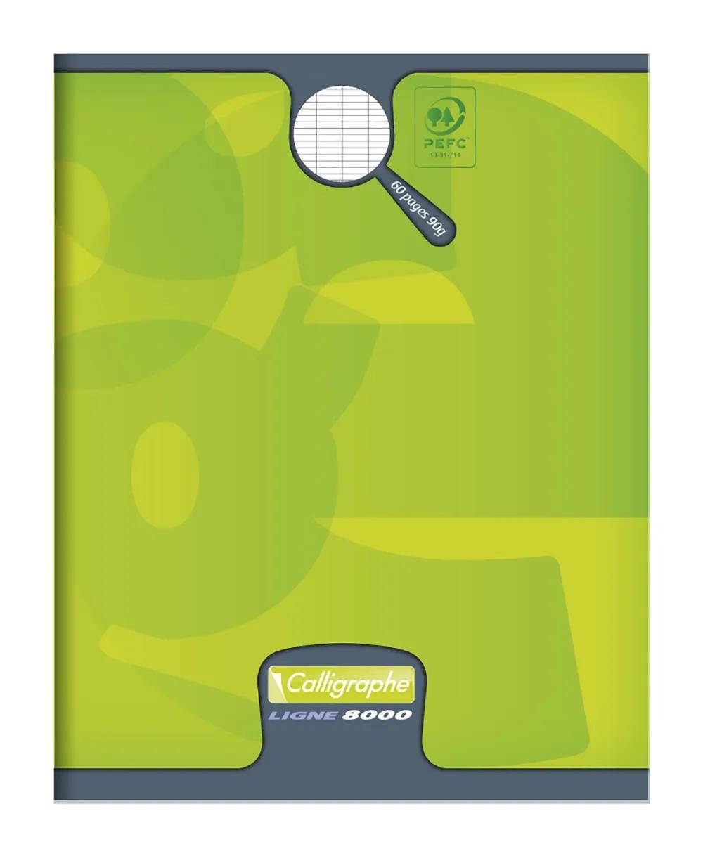 Calligraphe 10x Schulheft 8000 17X22 90G FR LIN 30BL - Sortiert 108715C