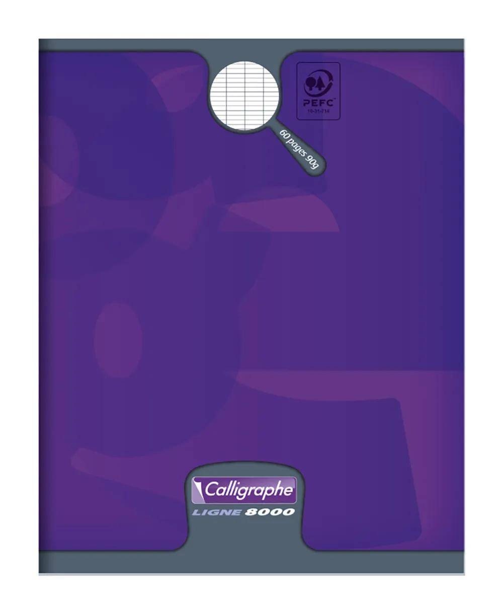 Calligraphe 10x Schulheft 8000 17X22 90G FR LIN 30BL - Sortiert 108715C