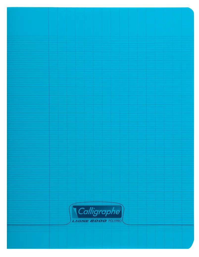 Calligraphe 10x Heft 48Bl 17x22 90g frz Lin PP blau - Blau 18122C