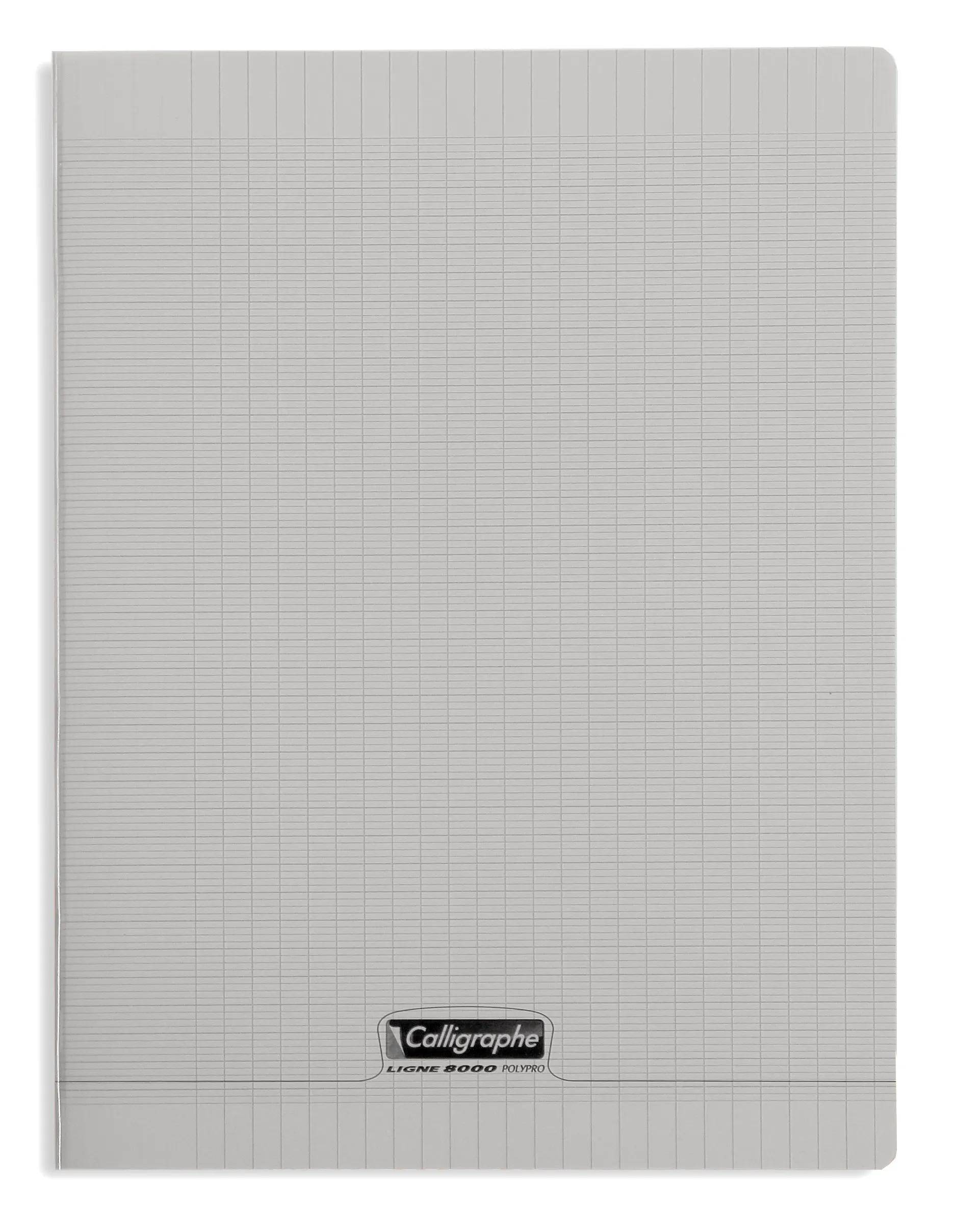 Calligraphe 10x Heft PP 24x32 Fr. Lin grau - Grau 18196C