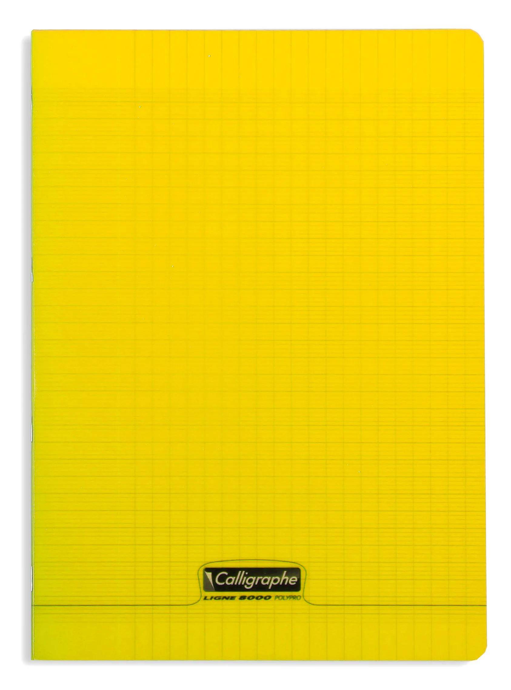 Calligraphe 10x Heft 48Bl A4 90g frz. Lin. PP gelb - Gelb 18134C