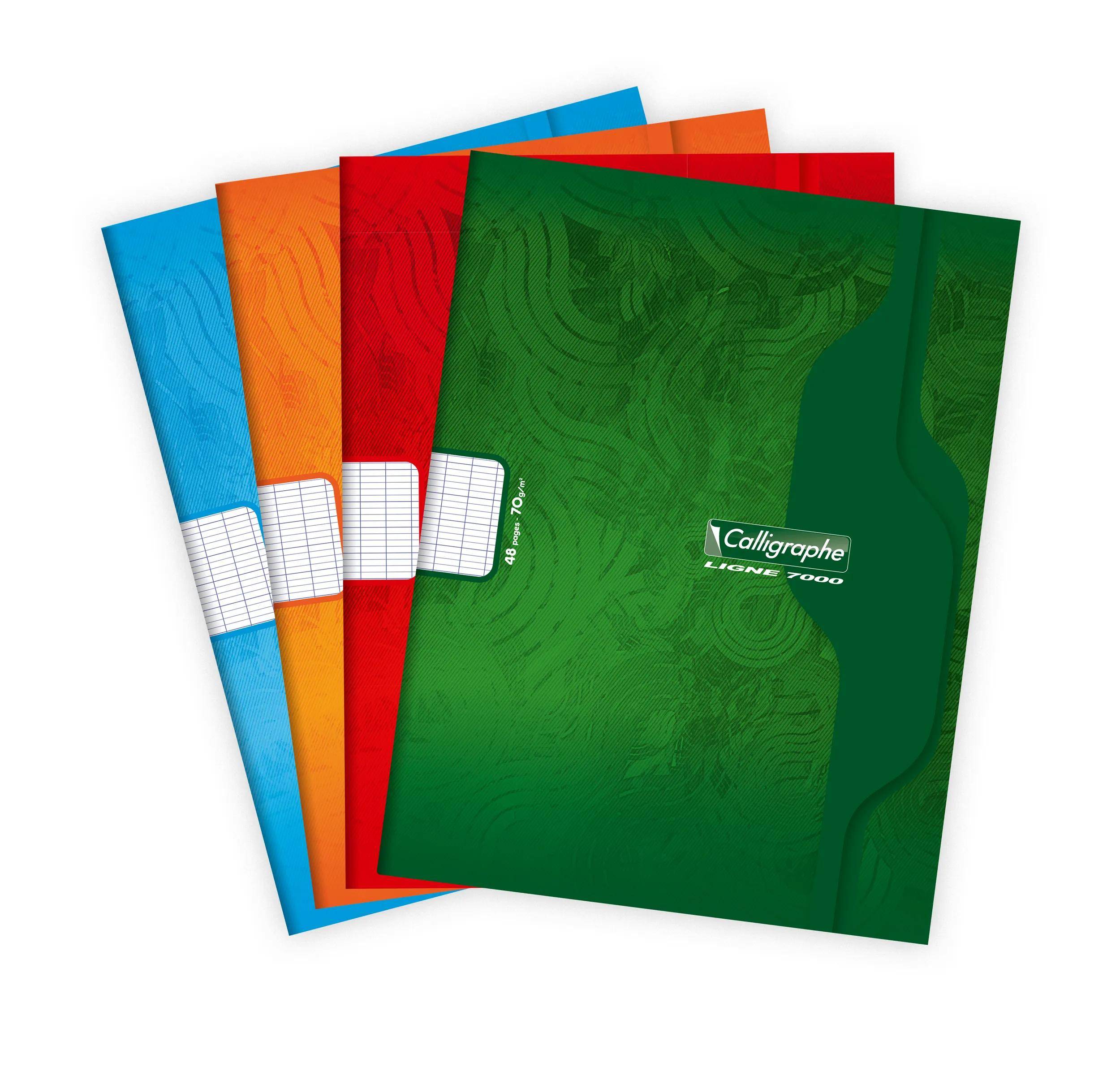 Calligraphe 20x KLAD.EINBAND NOTIZHefte 110X170 96B 5MM - Sortiert 7004C