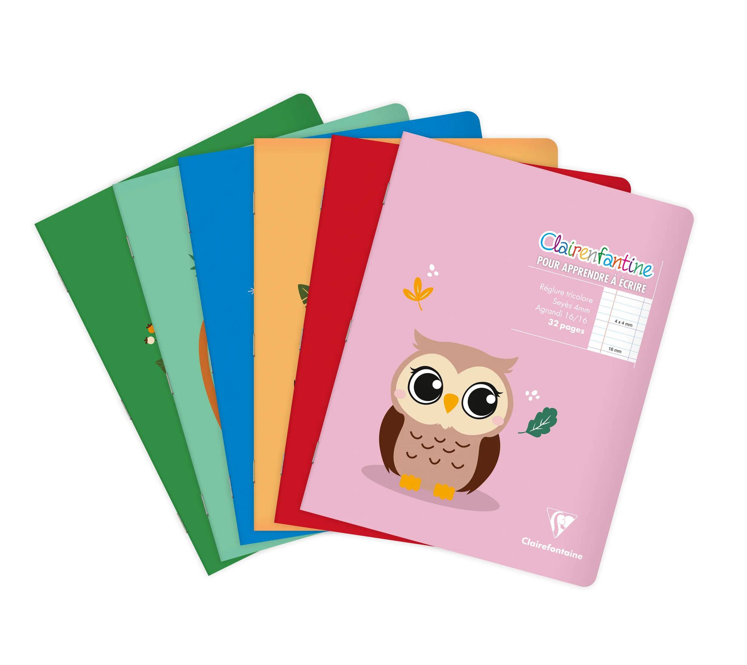 Clairefontaine 25x NOTENHefte 170X220 24B - Sortiert 3795C