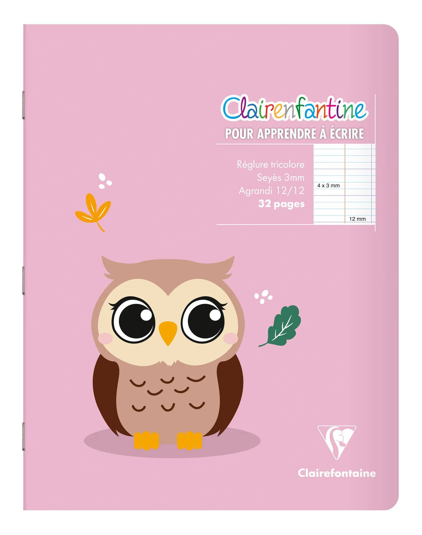 Clairefontaine 25x Heft 17x22/16Bl 90g F-lin3mm 12-12 - Sortiert 3796C