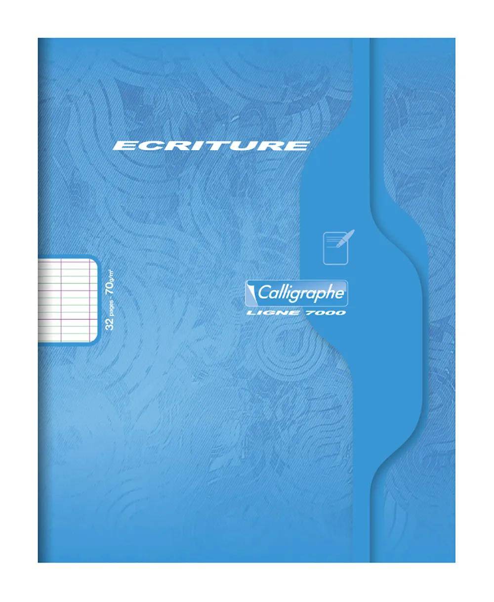 Calligraphe 25x 7000, Schrift 17x22 16bl séyès 3mm 70g - Sortiert 1503C
