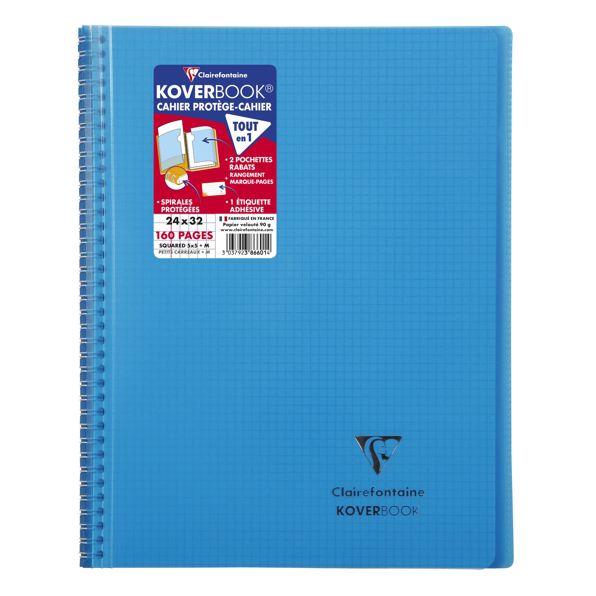 Clairefontaine 20x KB, RI ENVELOPPANTE 24X32 160P 5X5 - Sortiert 386601C