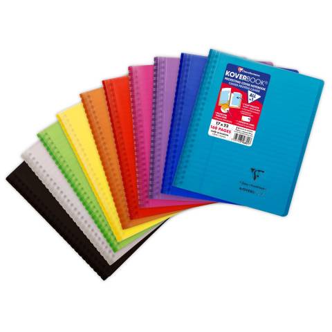 Clairefontaine 20x KB, RI ENVELOPPANTE 17X22 160P L+M - Sortiert 356801C
