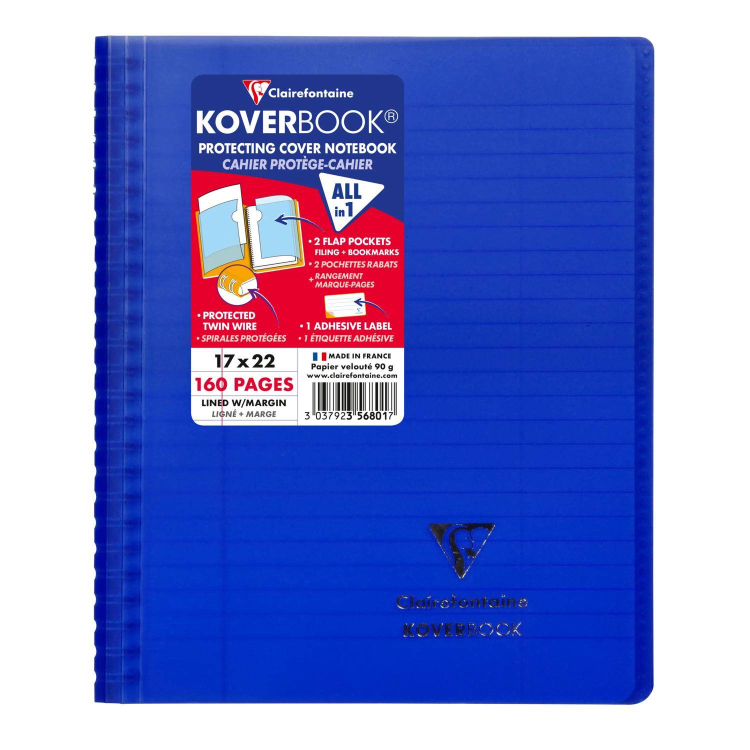 Clairefontaine 20x KB, RI ENVELOPPANTE 17X22 160P L+M - Sortiert 356801C