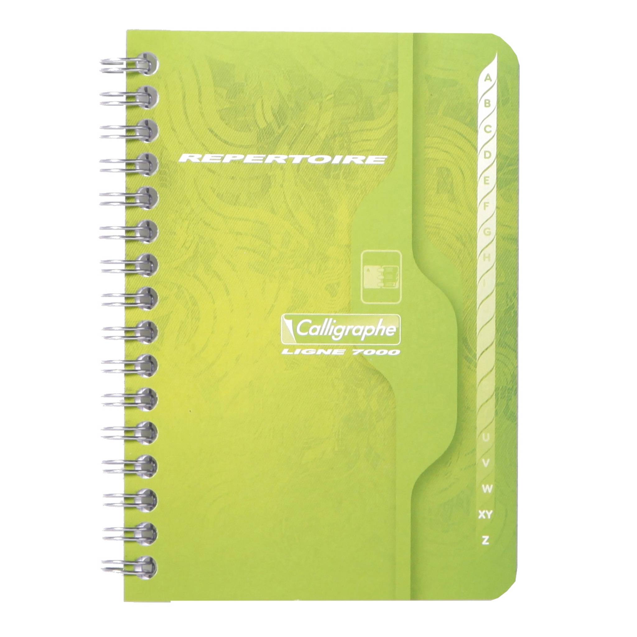 Calligraphe 10x Spiraladressbuch 90Bl 9x14 kar sort - Sortiert 227C