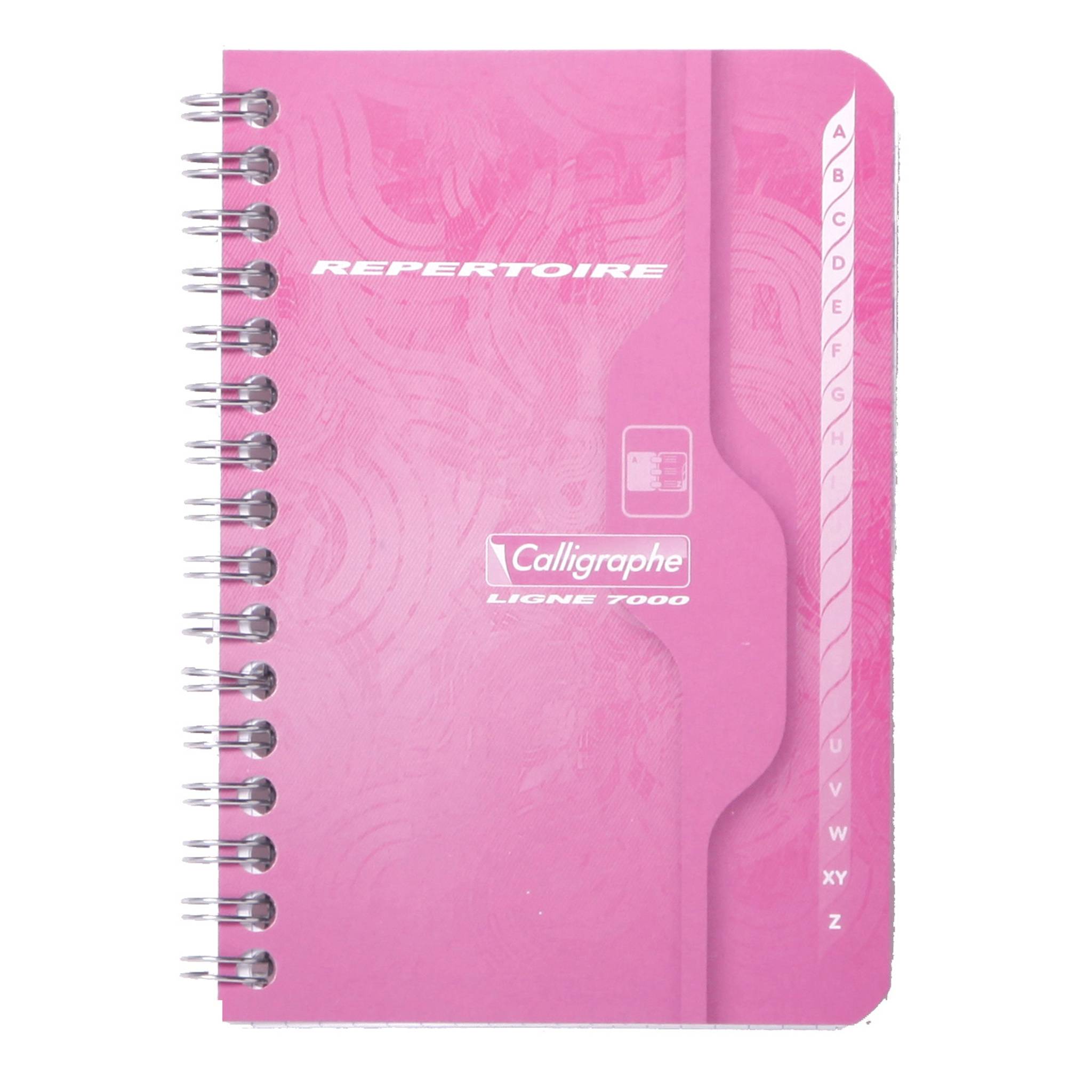 Calligraphe 10x Spiraladressbuch 90Bl 9x14 kar sort - Sortiert 227C