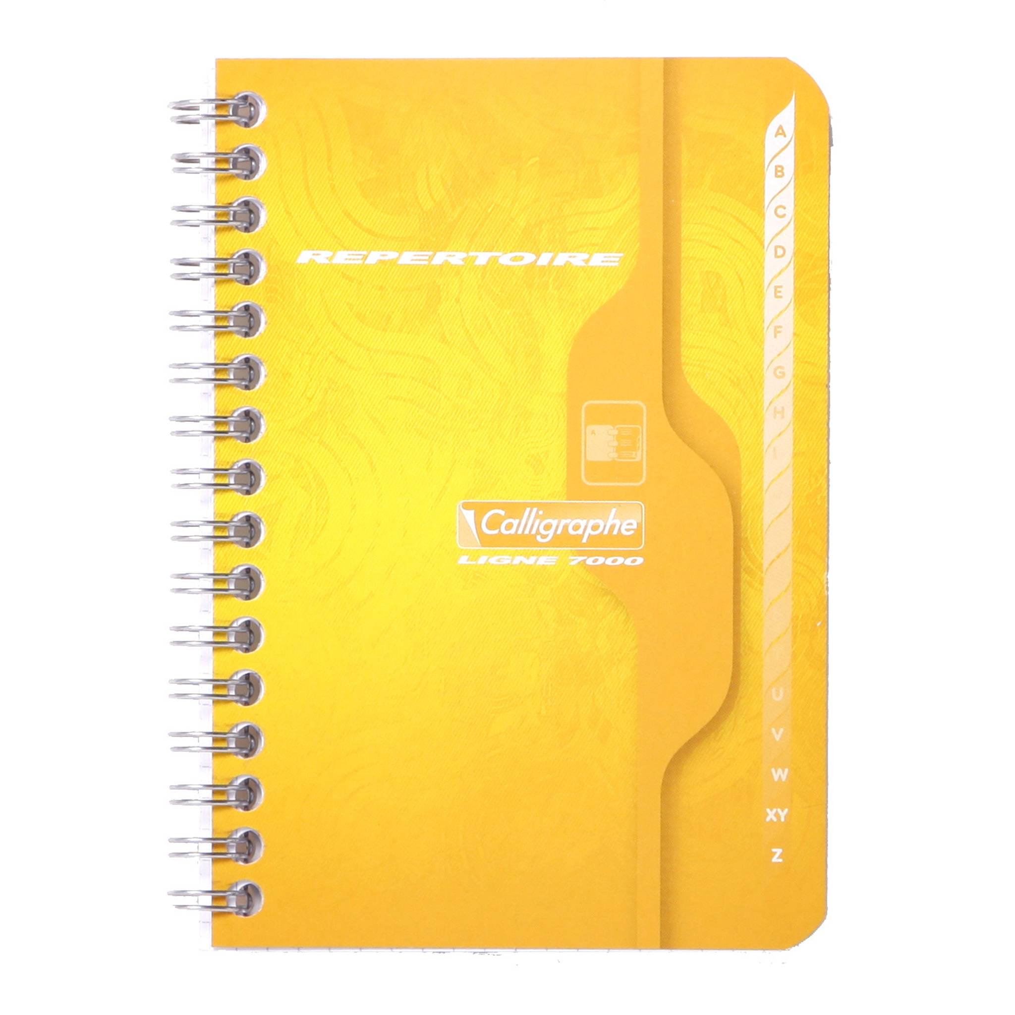 Calligraphe 10x Spiraladressbuch 90Bl 9x14 kar sort - Sortiert 227C