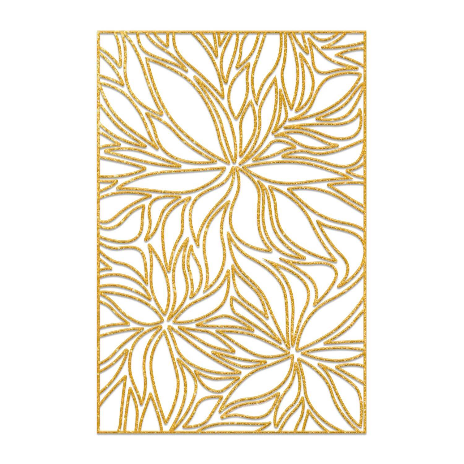 H Dupont 5x Set mit 5 Seidenbildern Floral Weiß DUS0943C