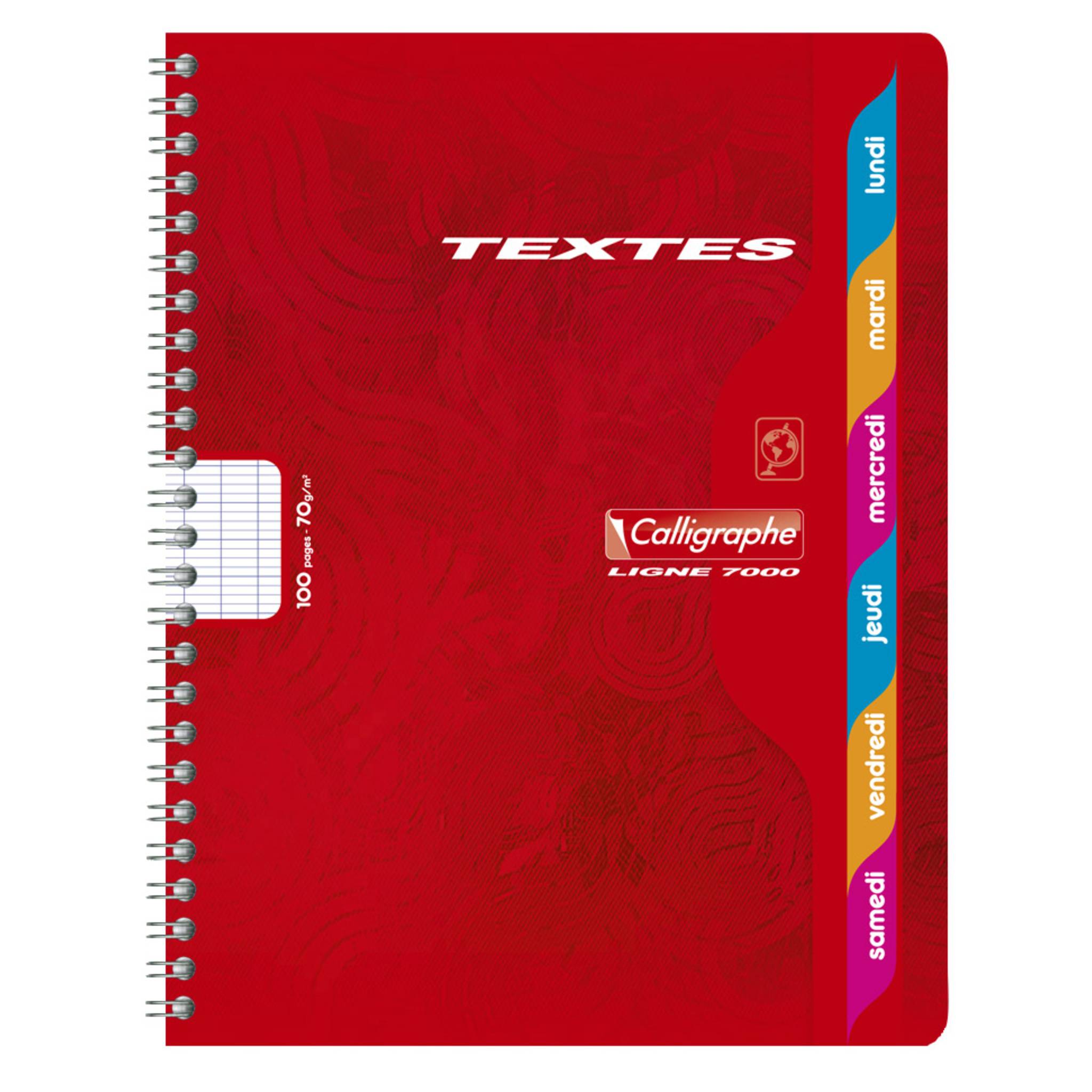 Calligraphe 10x Heft 17X22 100P SEYES 70G - Sortiert 352360C