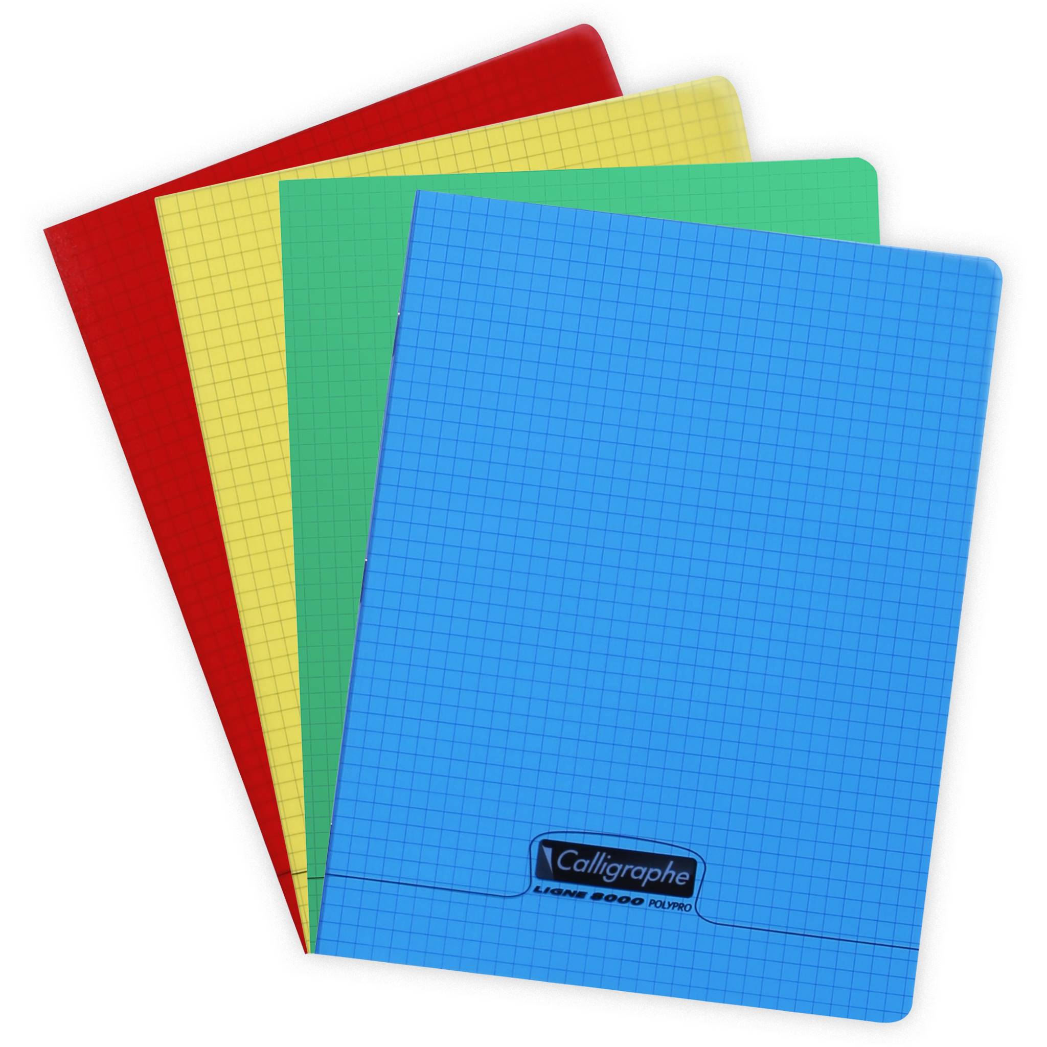 Calligraphe 3x Heft 17x22 96 Bl kariert 3er Set - Sortiert 18350C