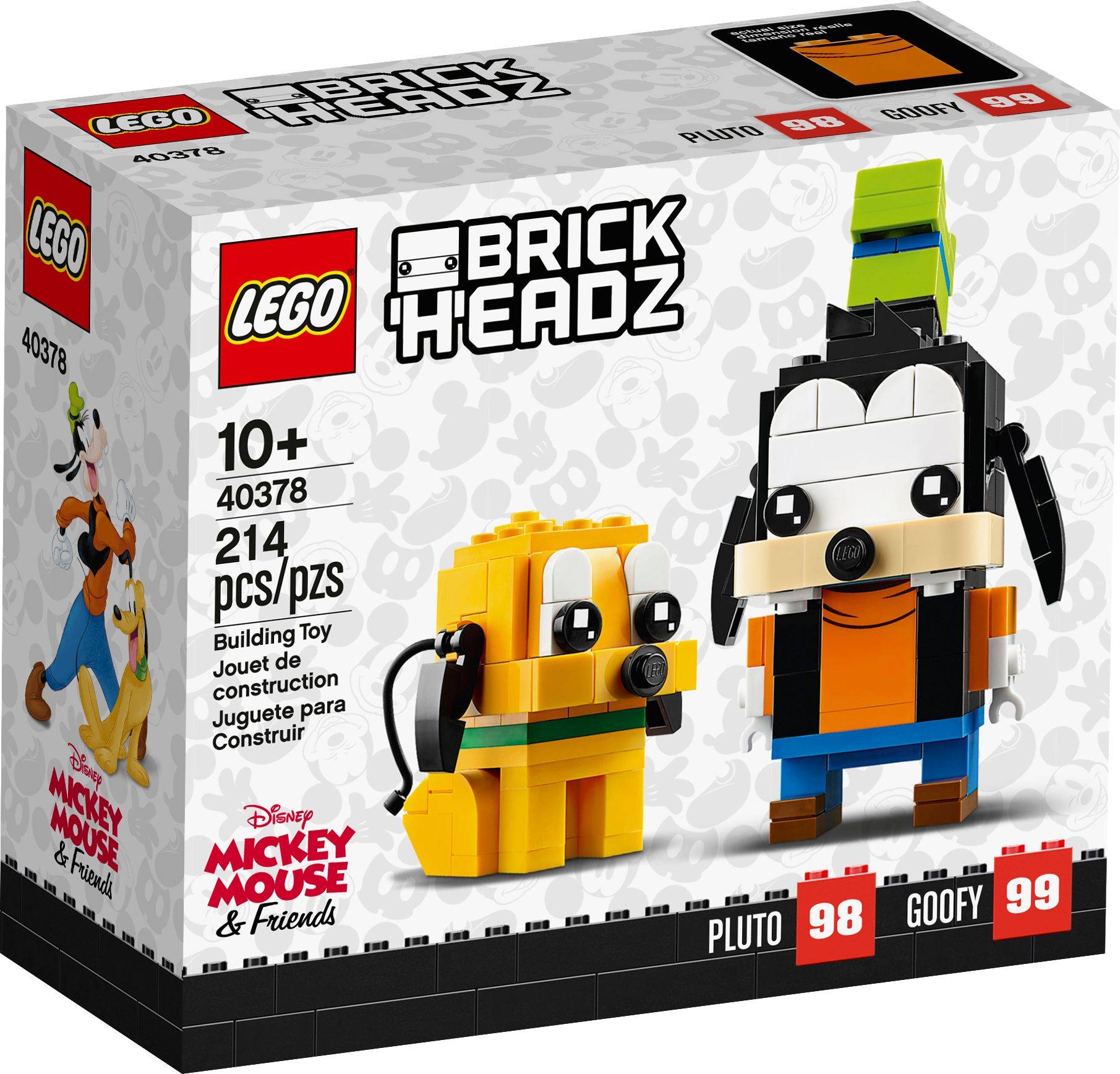 LEGO® Brickheadz 40378 Goofy & Pluto