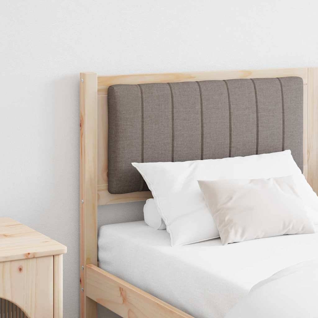vidaXL Gepolstertes Kopfteil Braun 160 cm Massives Kiefernholz