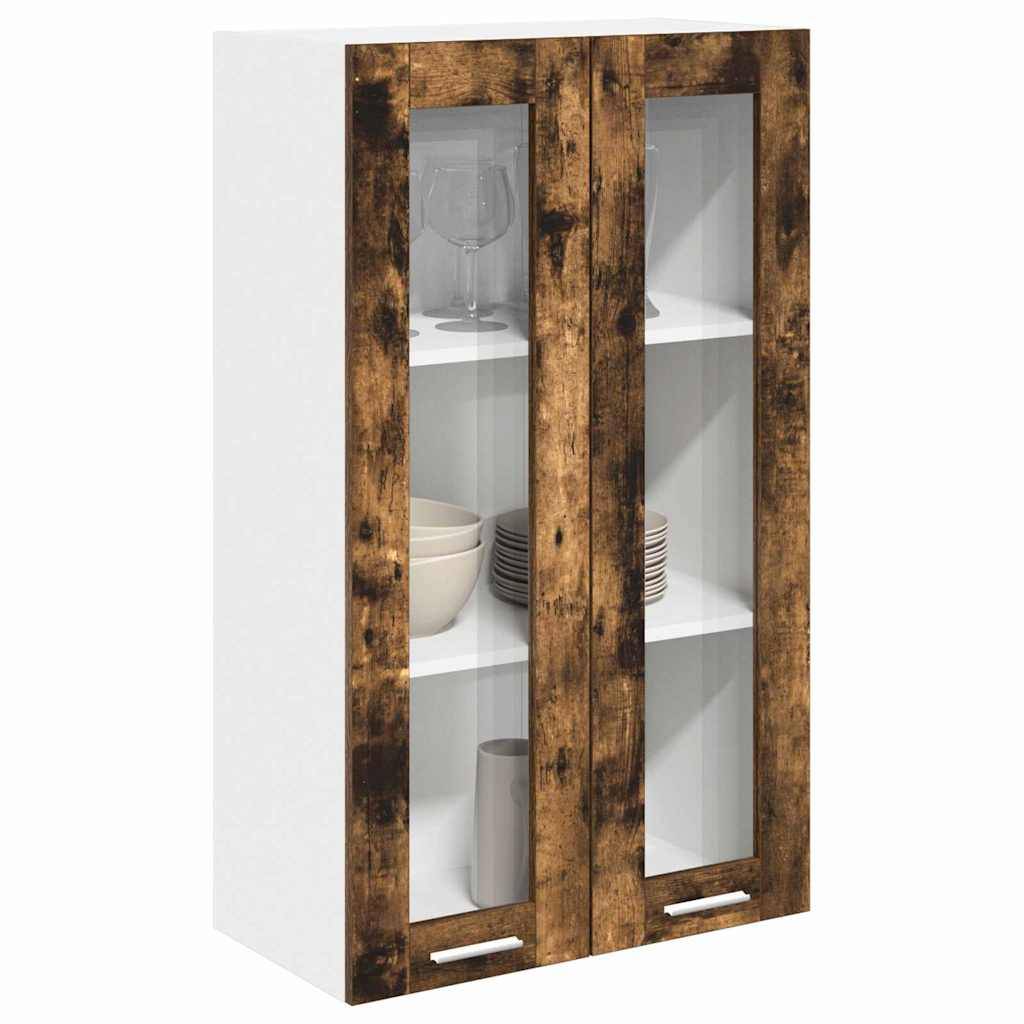 vidaXL Hängeschrank Geräucherte Eiche 60 x 31 x 100 cm Holzwerkstoff